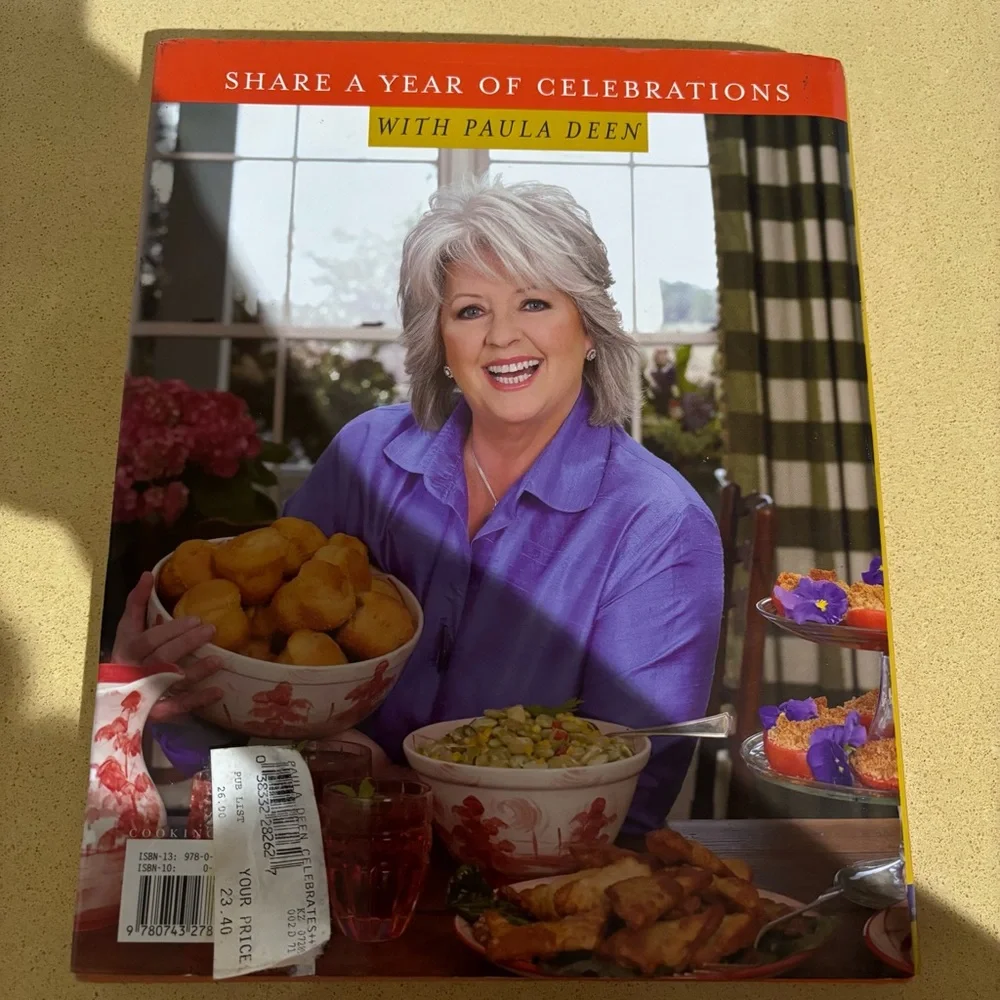 Paula Deen Celebrates!: Best Dishes and Best Wishes Hardcover Book By Paula Deen